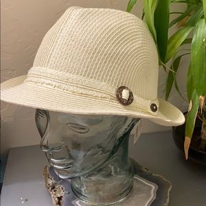 Coastal headwear straw wide brim sun hat: NEW
